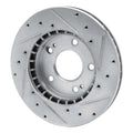 DFC 98-98 Eagle Talon Front Left Drilled & Slotted Silver Brake Rotor