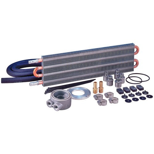 TRANSMISSION OIL COOLER 11 X 6 X 3/4 17 ROW 3/8IN BARB
