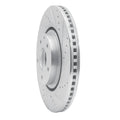 DFC 16-25 Mazda CX-9 Front Right Drilled & Slotted Silver Brake Rotor