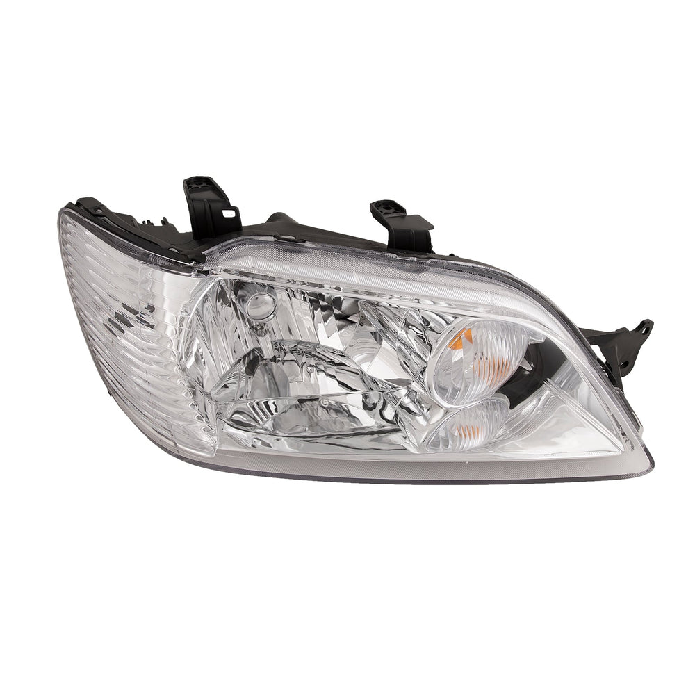 RH HEADLAMP ASSY COMPOSITE; W/BRIGHT BEZEL; EXCEPT EVOLUTION; LANCER 0203