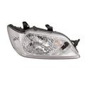 RH HEADLAMP ASSY COMPOSITE; W/BRIGHT BEZEL; EXCEPT EVOLUTION; LANCER 0203