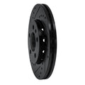 R1 03-18 Volkswagen VENTO (Mexico) Front Left Drilled & Slotted Black Brake Rotor