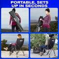PITTMAN OUTDOORS PORTABLE HEATED CAMPING CHAIR
