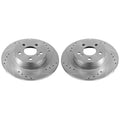 Power Stop 12-16 Mercedes-Benz C250 Rear Evolution Drilled & Slotted Rotors - Pair