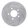 R1 95-98 BMW 318Ti Front Left Drilled & Slotted Geoperformance Rotor