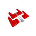 1316 RAV4 NO DRILLING REQD RED MUD FLAP/WHITE LOGO