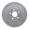 DFC 05-09 Subaru Impreza Rear Right Drilled & Slotted Geoperformance Rotor