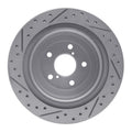 DFC 05-09 Subaru Impreza Rear Right Drilled & Slotted Geoperformance Rotor