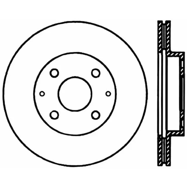 SPORT DRILLED & SLOTTED ROTOR, LEFT