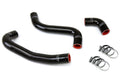 HPS Performance Black Reinforced Silicone Radiator Hose Kit Coolant for Scion 04-07 xB
