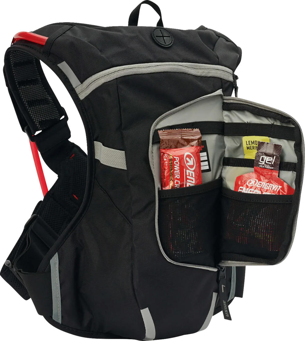USWE Moto Hydro Hydration Pack 4L - Carbon Black/Grey