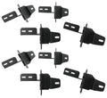 V Series V3, RB30 and RB Slim Side Steps Mounting Brackets Only Textured Black 2020-2025 Jeep Gladiator Go Rhino