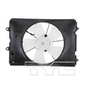 RADIATOR COOLING FAN ASSY LEFT SIDE; BLADE/MOTOR/SHROUD HONDA RIDGELINE 20062008