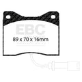 EBC 87-88 BMW M5 E28 3.5L Bluestuff Front Brake Pads