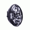 5.6 INCH ROUND W/ PARTIAL HALO SILVER FRONT 8-LED HEADLIGH