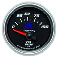 Autometer Mopar 52.4mm SSE 0-100 PSI Oil Pressure Gauge