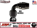#20 90 Degree Hose End Black