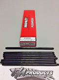 Manley Push Rod - 3/8 Dia. - 9.450 Length - 0.135 Wall - 4130 Chrome Moly - Swedged End - Set of 8