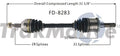NEW CV AXLE