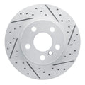 R1 14-21 BMW I3 Front Right Drilled & Slotted Geoperformance Rotor