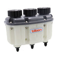 Reservoir Plastic 3-Chamber AN-4 Fittings