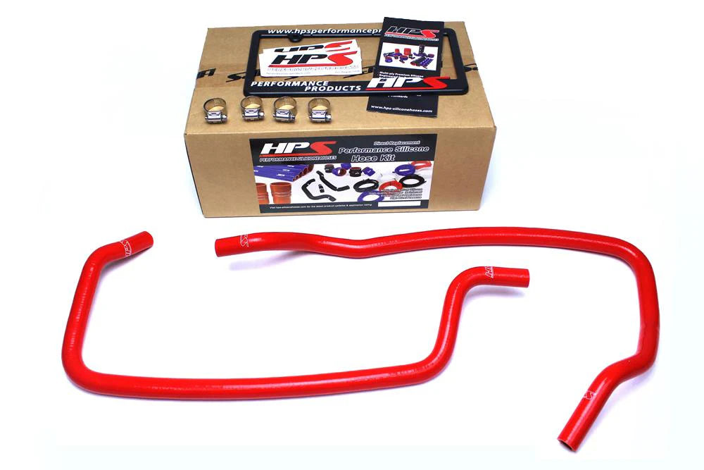HPS Performance Red Reinforced Silicone Heater Hose Kit Coolant for Jeep 01-04 Grand Cherokee WJ 4.7L V8