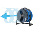 1/4HP 2100CFM 1 AMP 4 SPEEDS 14IN DIA AIR CIRCULATOR W/ 3HOUR TIMER SKY BL