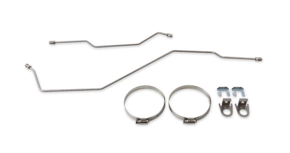 S.S. BRAKE HARDLINE KIT W/BRACKETS