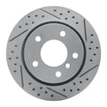 R1 96-05 BMW 323I Rear Right Drilled & Slotted Geoperformance Rotor