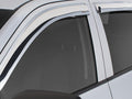 Stampede 1988-1998 Chevy C1500 Extended Cab Pickup Tape-Onz Sidewind Deflector 4pc - Chrome