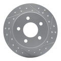 DFC 94-04 Ford Mustang Rear Right Drilled & Slotted Geoperformance Rotor