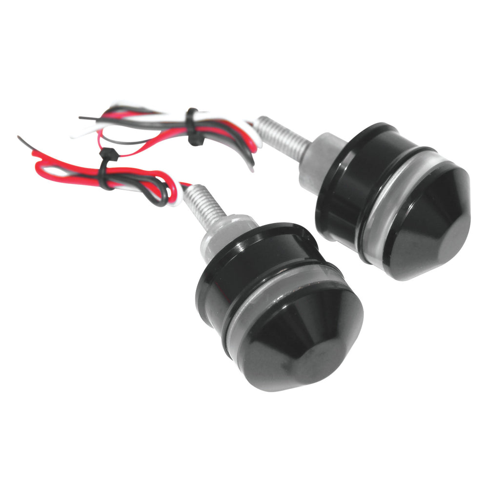 Letric Lighting Grip Ind Lghts Blk Cap Wht/Amb