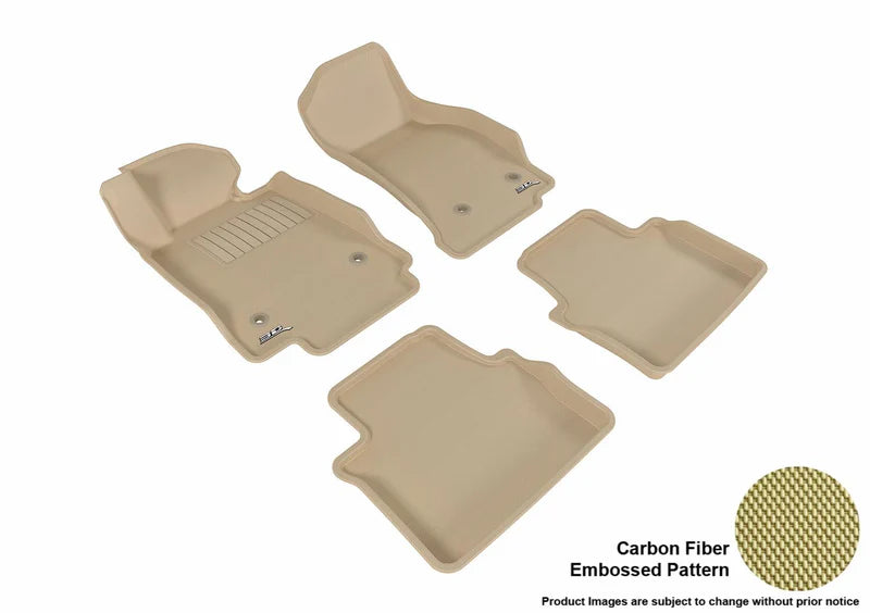 3D KAGU FLOOR MAT 2 ROW SET TAN