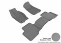 3D KAGU FLOOR MAT 2 ROW SET GRAY