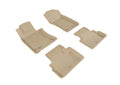 3D MAXpider 2017-2019 Infiniti Q60 Kagu 1st & 2nd Row Floormats - Tan
