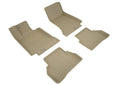 3D MAXpider 2015-2020 Mercedes Benz C-Class W205 Sedan Kagu 1st & 2nd Row Floormats - Tan