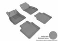 3D KAGU FLOOR MAT 2 ROW SET GRAY