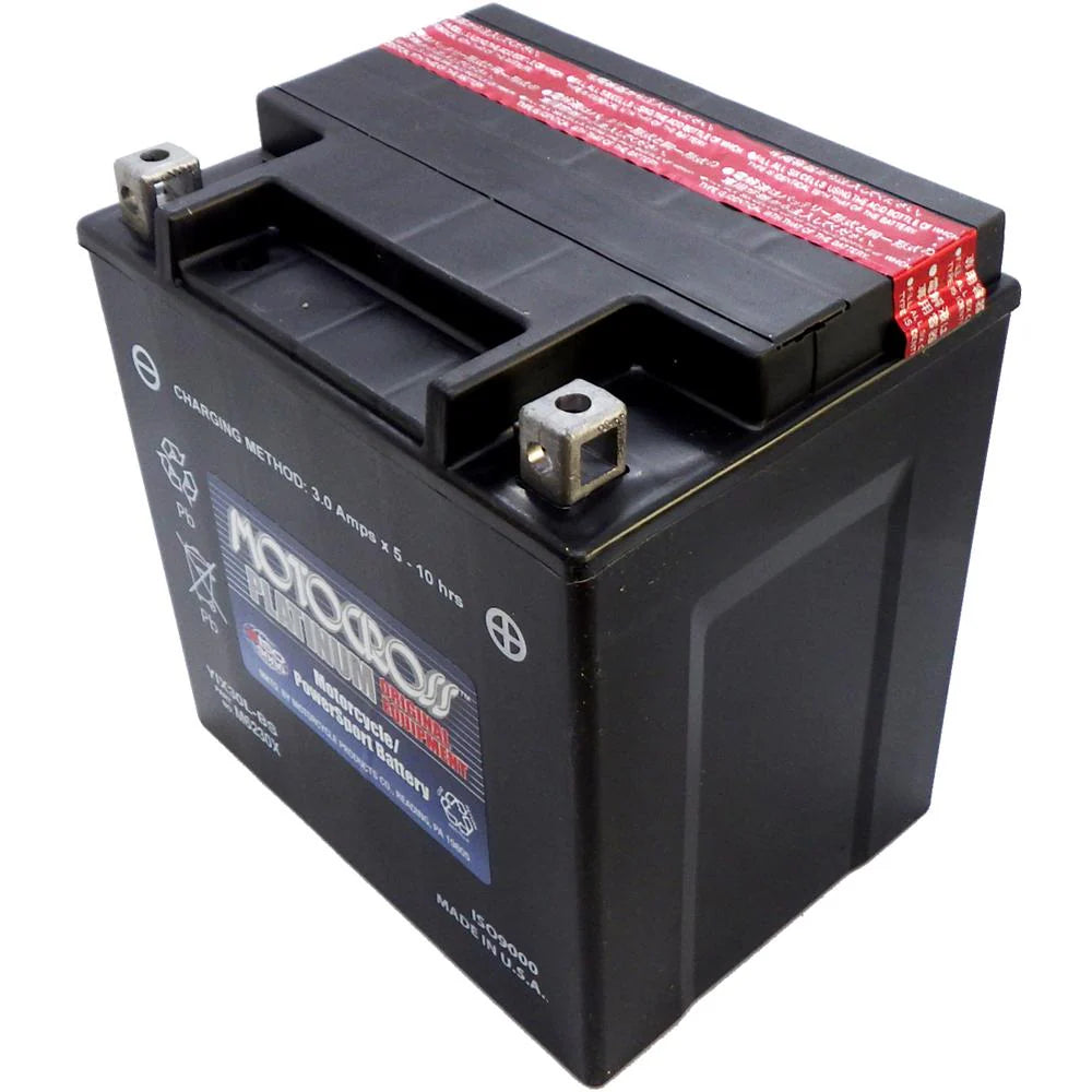 HIGH PERFORMANCE 12 V AGM BATTERY YIX30LBS (W/ BOTTLE OF ACID) MADE IN THE USA