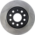 StopTech Power Slot 06-10 Audi A3 / 09 VW CC (Passat CC) / 06-09 GTI Mk V Left Rear Slotted Rotor