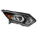 HEADLIGHT GLOSSY BLACK- LEFT