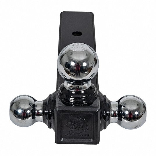 TRIBALL HITCH WITH CHROME TOWING BALLS 21/2 IN RECIEVER