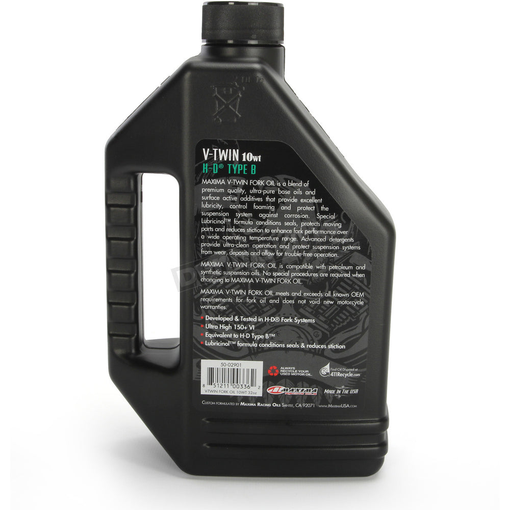 Maxima V-Twin Fork Oil 10wt - 1L
