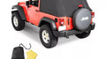 Bestop Emergency Top - 07-18 Wrangler JK 2-Door (Black) 56814-01