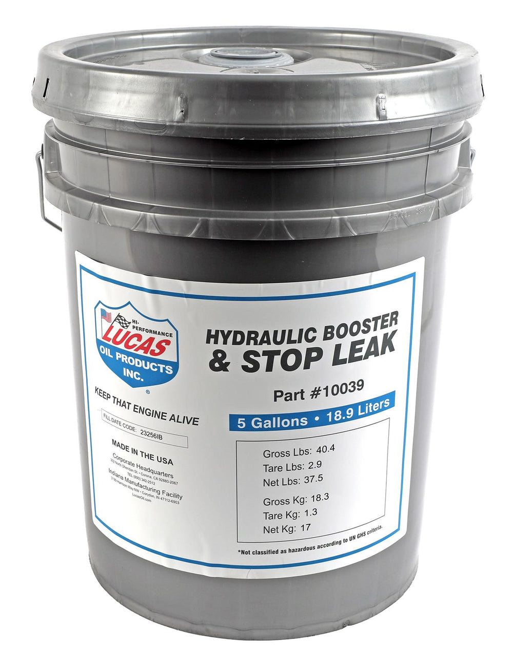 HYDRAULIC OIL BOOSTER/STOP LEAK/1X1/5 GALLON PAIL