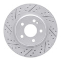 R1 15-23 Mercedes-Benz E350 Rear Left Drilled & Slotted Geoperformance Rotor