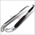 3 INCH ROUND STAINLESS FINISH SIDE