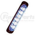 LIGHT,STROBE,4-3/8IN,6-LED,BLUE