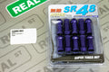 Wheel Mate Muteki SR48 Open End Lug Nuts - Purple 12x1.50 48mm