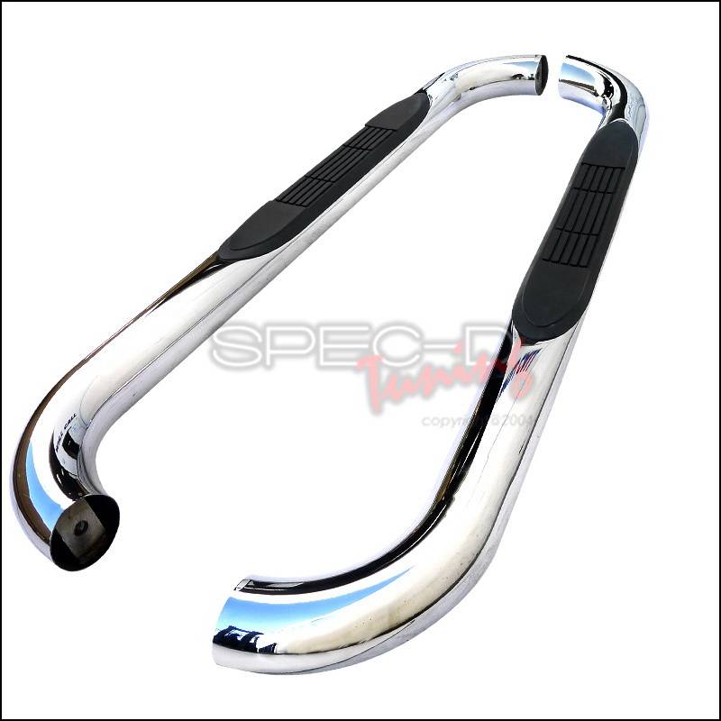 3 INCH ROUND STAINLESS FINISH SIDE