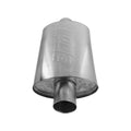 Borla XR-1 Racing Sportsman 2 1/2 inch Outlet / 2 1/2 inch Inlet 12in Case Oval Muffler